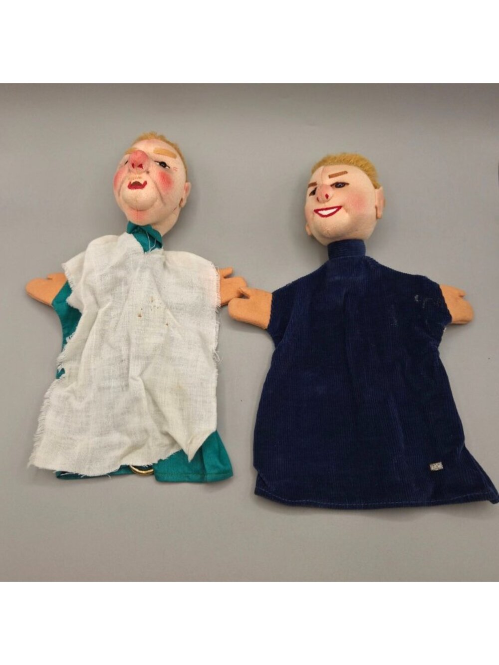 1960s Kersa Storytelling Hand Puppets Page Boy Prisoner Made in Germany